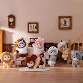 MINISO x Mofusand: Fluffy Party Series Flocked Collectible Figurine Blind Box (1pc) Simple MINISO